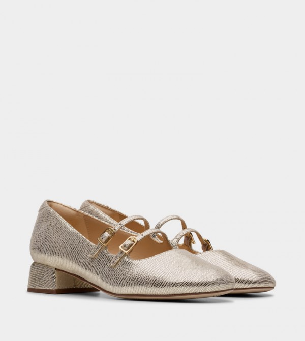 Clarks  - Gold Pumps