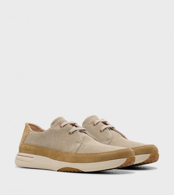 Clarks  Sneakers - Beige Low Top