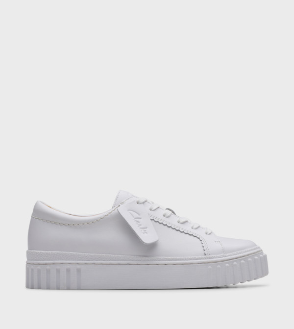 Clarks  Shoes - White Low Top