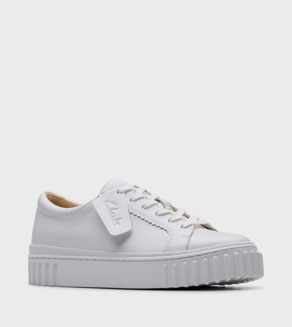 Clarks  Shoes - White Low Top