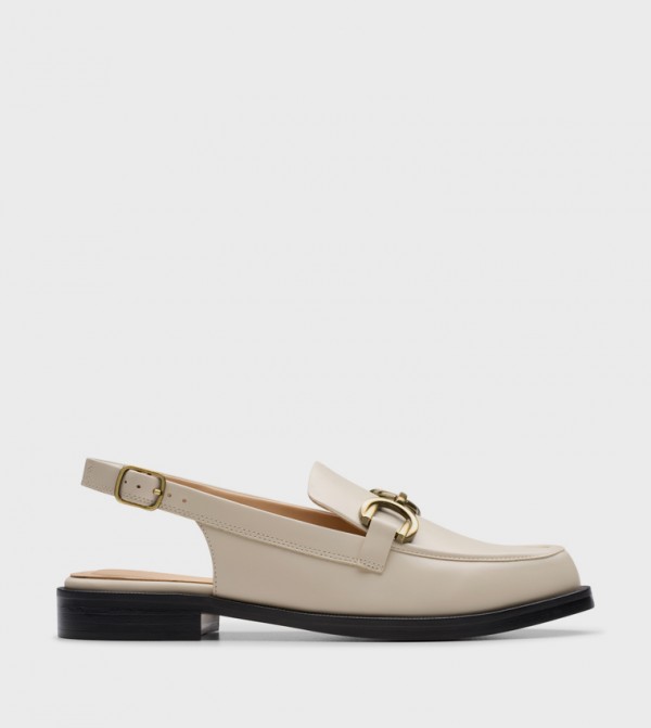 Clarks  Flat Shoes - Off White undefined