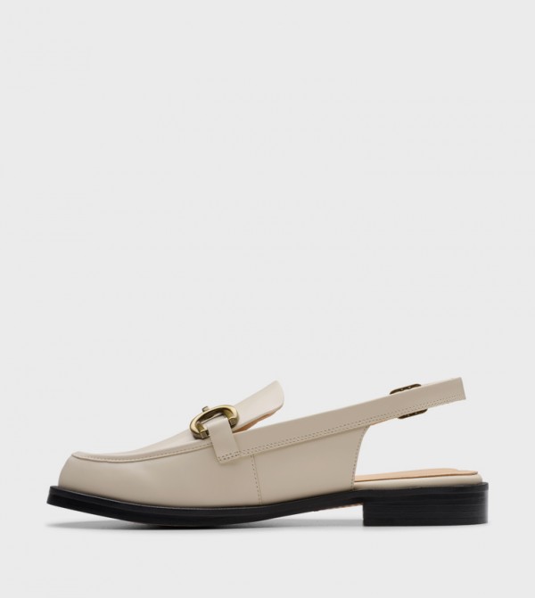 Clarks  Flat Shoes - Off White undefined