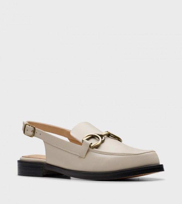 Clarks  Flat Shoes - Off White undefined