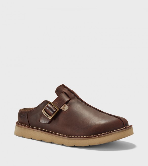 Clarks  Shoes - Brown Casual Slip-ons