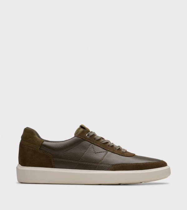 Clarks  Shoes - Olive Low Top