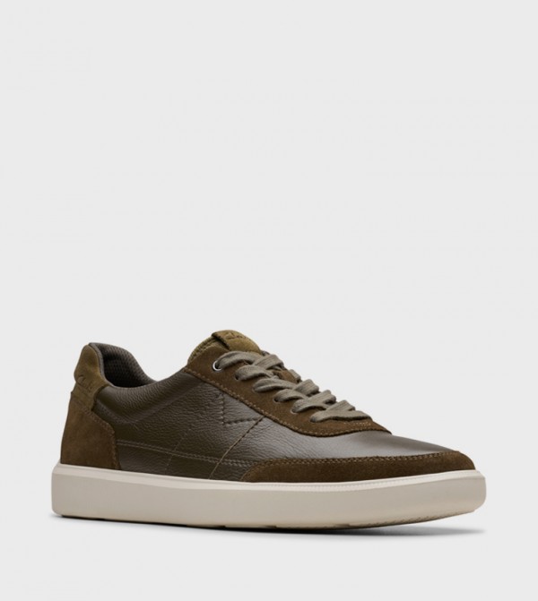 Clarks  Shoes - Olive Low Top