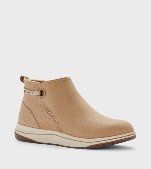 Clarks  Boots - Beige Ankle length Boots