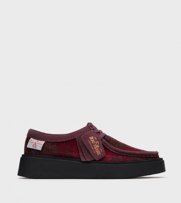 Clarks Shoes - Red Casual Slip-ons