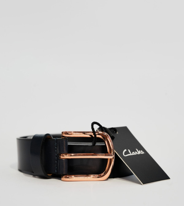 Clarks Belts - Navy Leather Belts