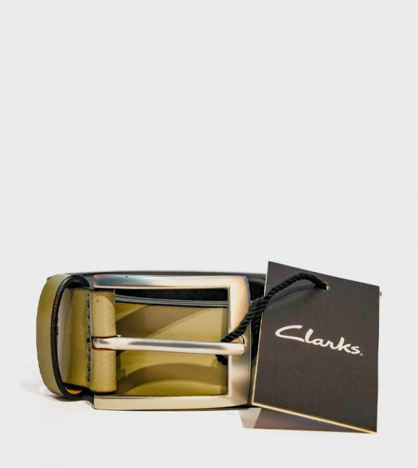 كلاركس أحزمة - كاكي Leather Belts