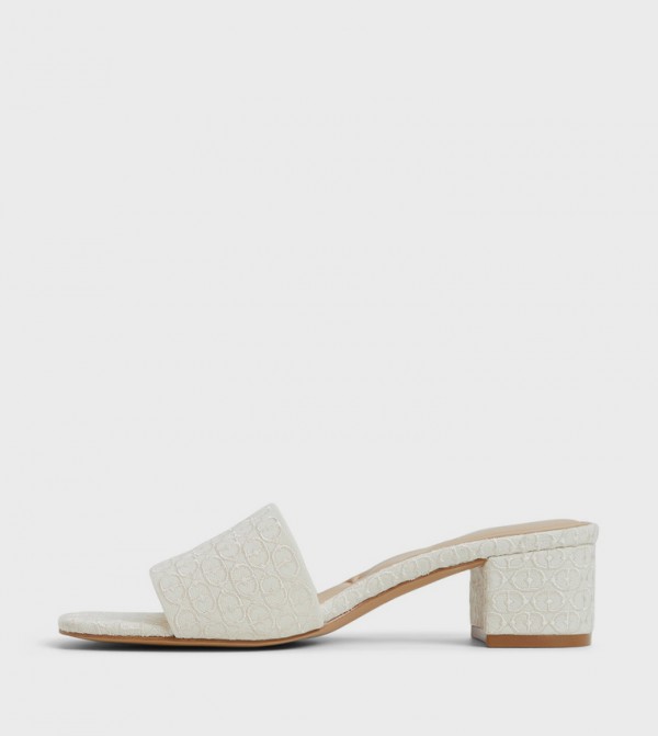 ألدو  صنادل - LIGHT BEIGE كعب