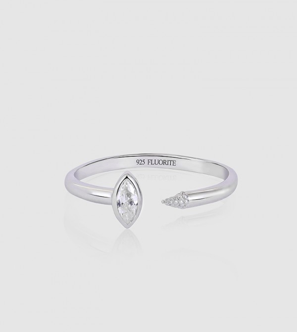 Fluorite Fluorite - Silver Rings
