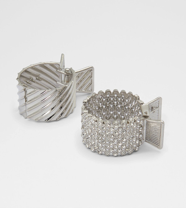 Aldo Accessories  Hair Accessories - Silver Hair Clips