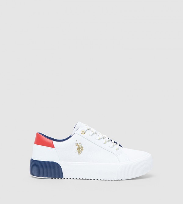 U.S. Polo Assn. U.S. POLO ASSN. - White Low Top