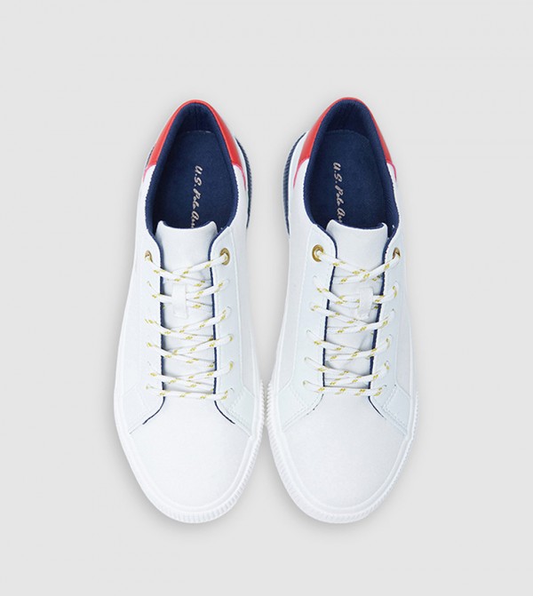 U.S. Polo Assn. U.S. POLO ASSN. - White Low Top