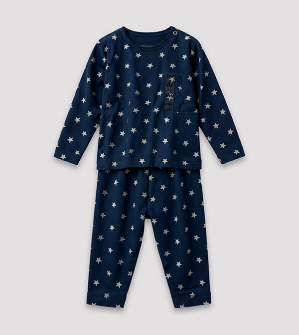 BABIES & MORE  Clothing - Navy Top & Pyjama Sets