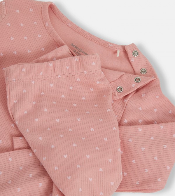 BABIES & MORE  Nightwear - Peach Top & Pyjama Sets