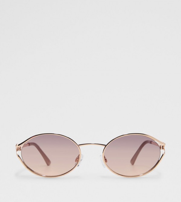 Aldo Accessories Sunglasses - Gold Round Sunglasses