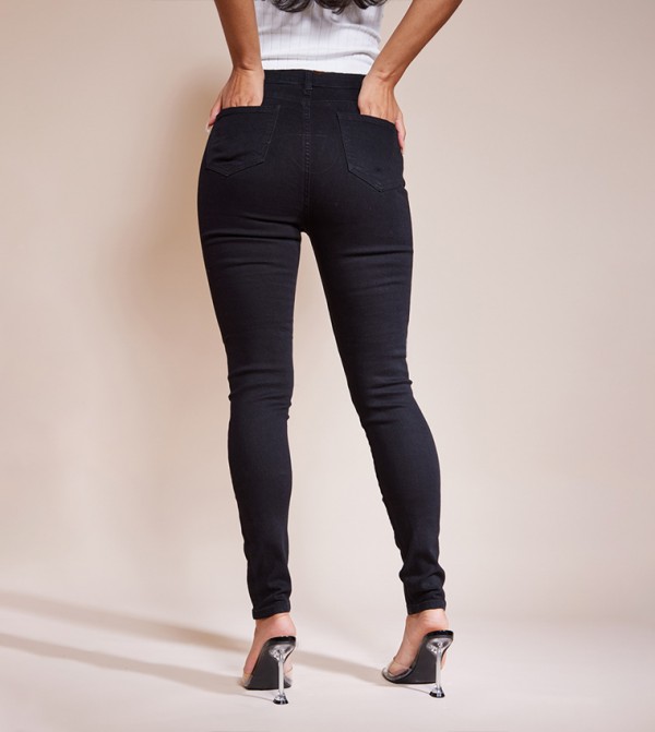 PrettyLittleThing PrettyLittleThing - Black Skinny Fit Jeans