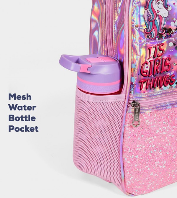 Eazy Kids Back to School - Pink Backpack Set