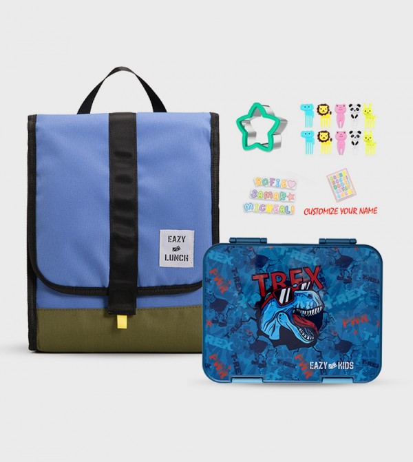 Eazy Kids Kids - Blue Lunch Bag Set