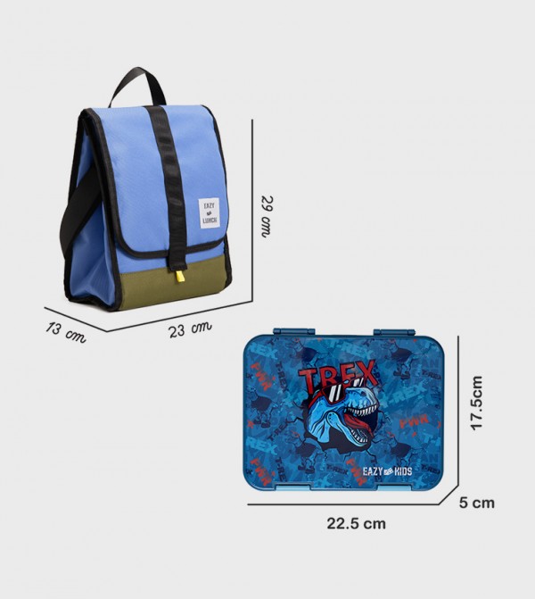 Eazy Kids Kids - Blue Lunch Bag Set