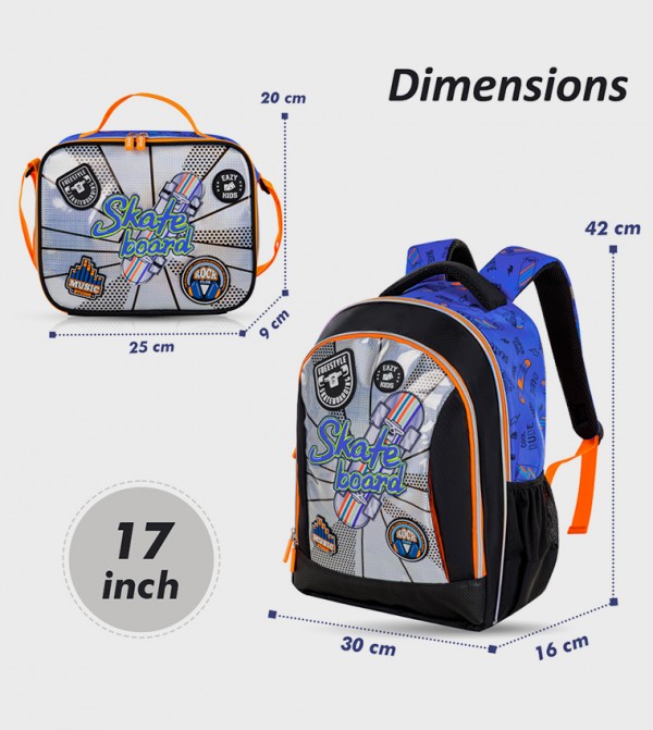 Eazy Kids  Trolley Backpack Set - Blue Trolley Backpack Set