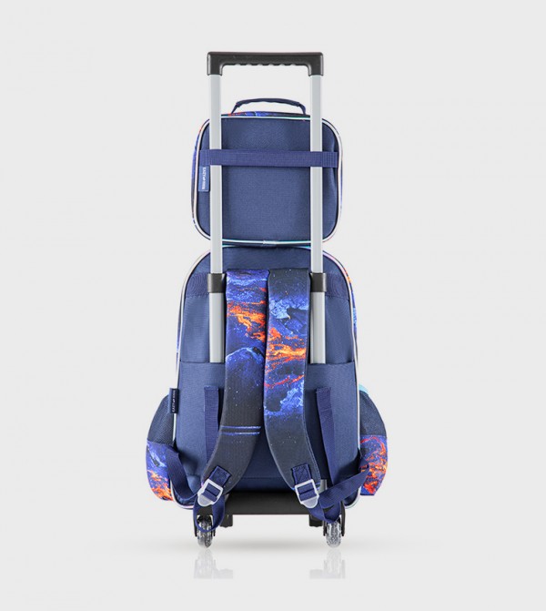 Eazy Kids Kids - Blue Trolley Backpack Set