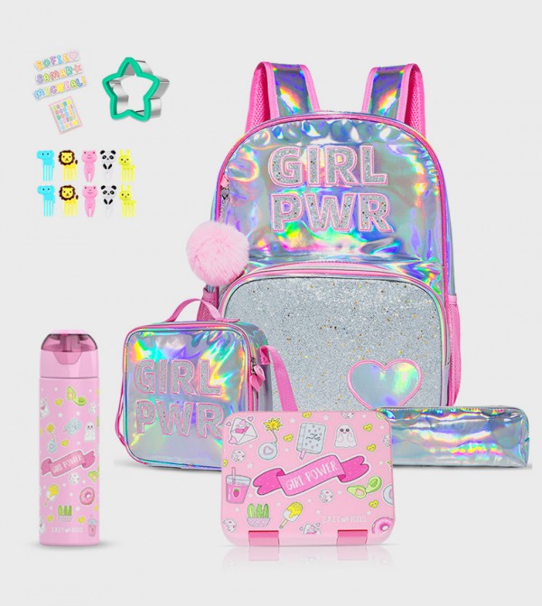Eazy Kids Eazy Kids @ Sambox - Silver Backpack Set