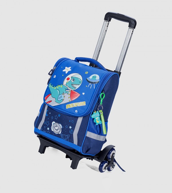 Eazy Kids  Trolley Backpack Set - Blue Trolley Backpack Set