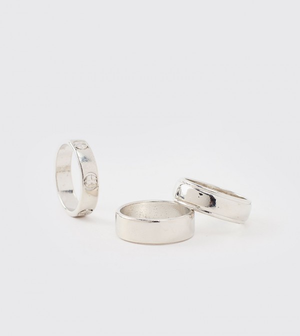 boohooMAN - Outlet Rings - Silver Rings