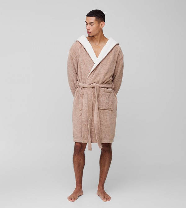 boohooMAN  Sleepwear - Taupe Tops