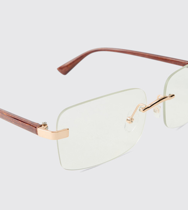 boohooMAN  Sunglasses - Gold undefined