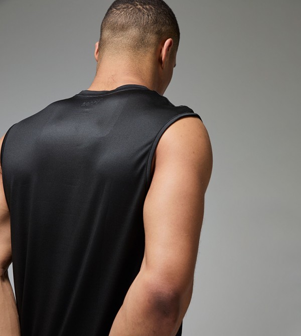 boohooMAN  Sportswear - Black T-Shirts & Vests