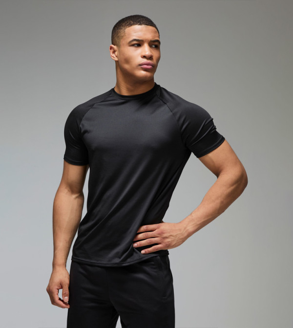 boohooMAN  Sportswear - Black T-Shirts & Vests
