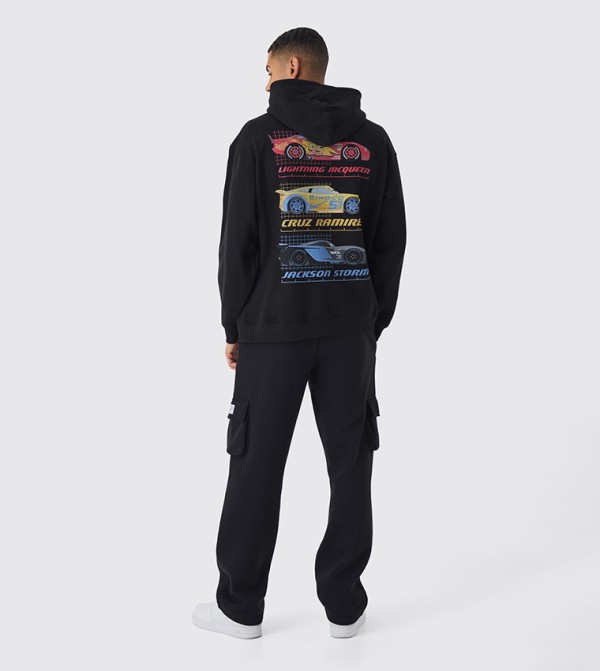 boohooMAN  Clothing - Black Hoodies