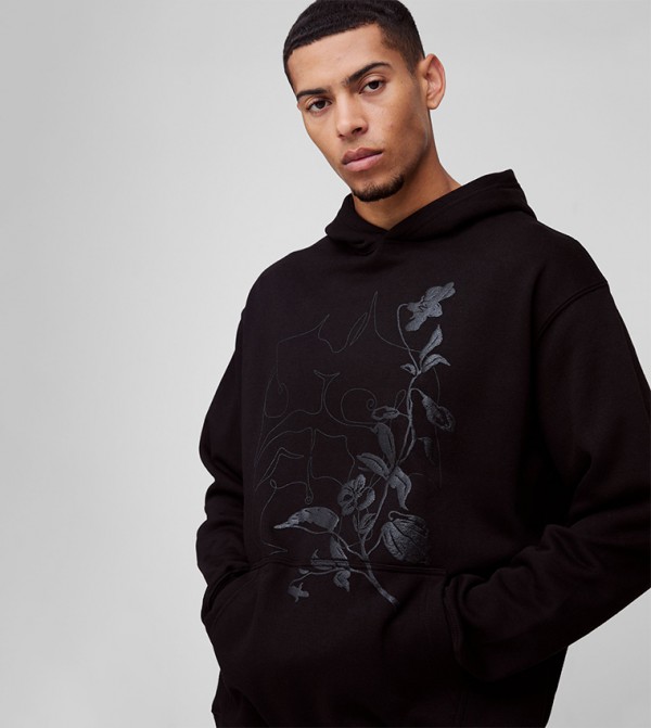 boohooMAN  Hoodies & Sweatshirts - Black Hoodies