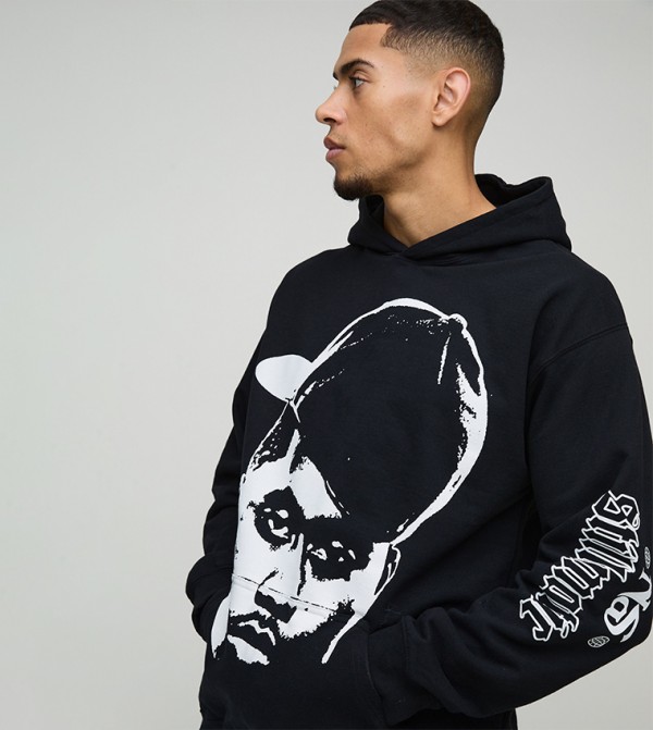 boohooMAN boohooMAN - Black Hoodies