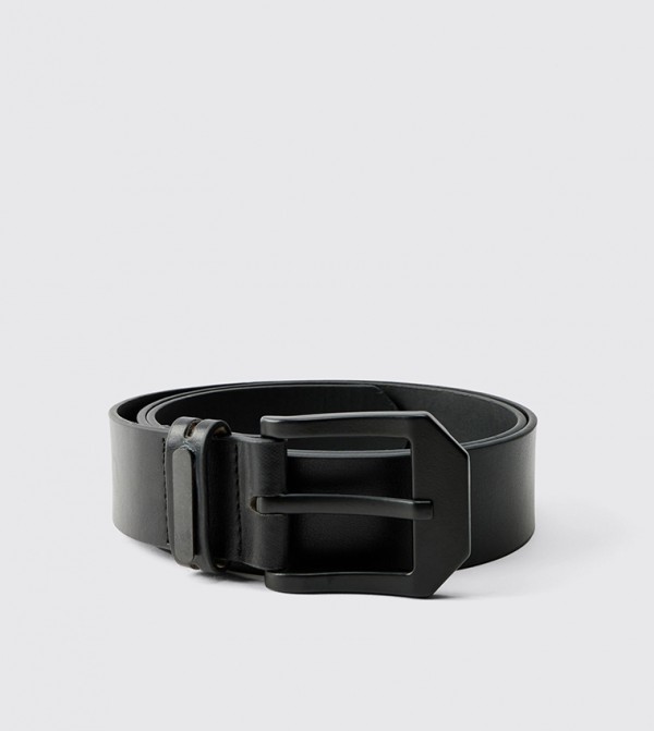 boohooMAN  Belts - Black Non Leather Belts