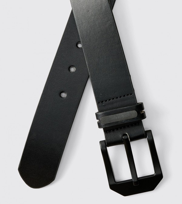 boohooMAN  Belts - Black Non Leather Belts