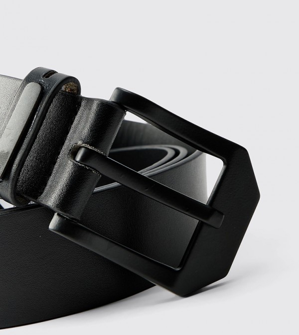 boohooMAN  Belts - Black Non Leather Belts