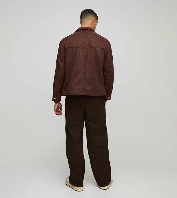 boohooMAN  Pants & Chinos - Brown Casual Pants