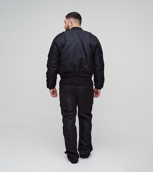 boohooMAN  Cargos - Black Cargos