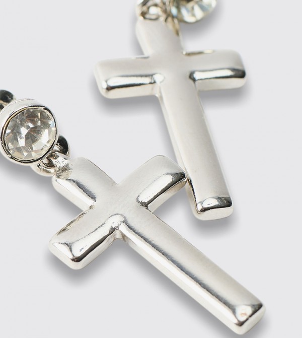 boohooMAN  Jewellery - Silver Earrings