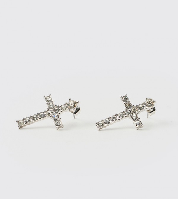 boohooMAN  Jewellery - Silver Earrings