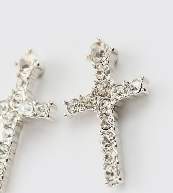 boohooMAN  Jewellery - Silver Earrings