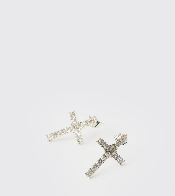 boohooMAN  Jewellery - Silver Earrings