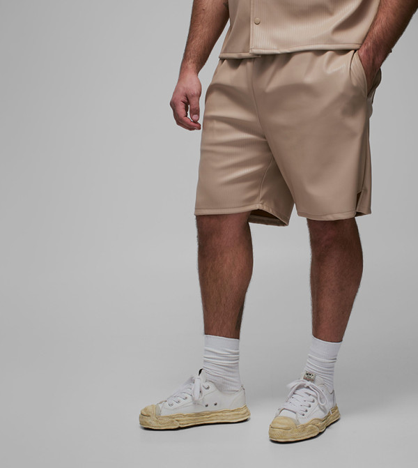 boohooMAN  - Beige Casual Shorts