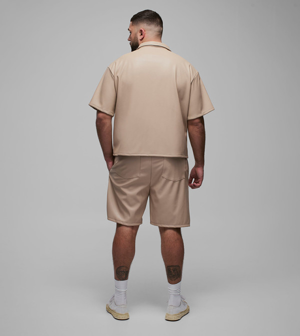 boohooMAN  - Beige Casual Shorts