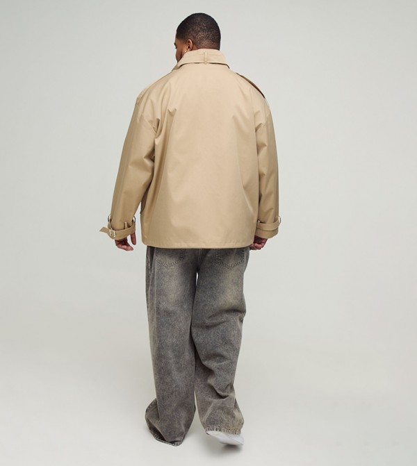 boohooMAN  Overcoats - STONE Overcoats